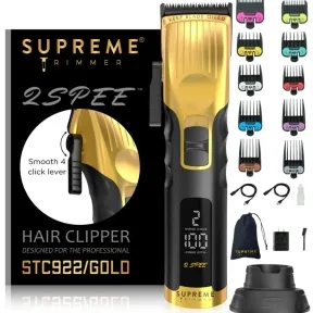 Supreme Trimmer 2Spee Cordless Clipper Gold