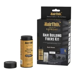 Supreme Trimmer HairThik Hair Fibers Kit - Dark Brown