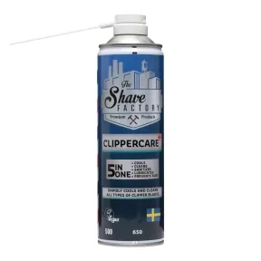 The Shave Factory Clippercare 5 In 1 Spray 500ml