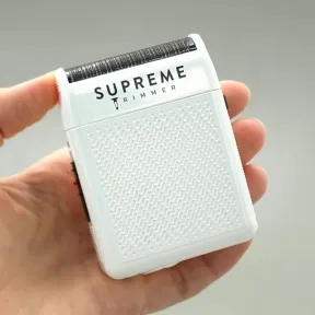 Supreme Trimmer Solo Single Foil Shaver - White