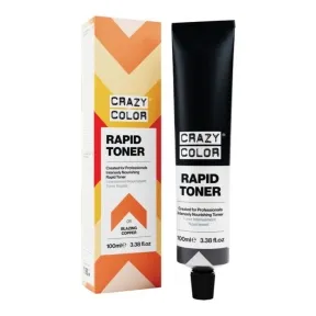 Crazy Color Rapid Toner - Blazing Copper 100ml