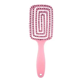 H4IR SOCIETY Wave Vented Detangling Brush - Pink Blossom