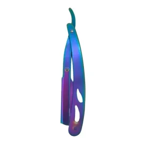 BarberBro. Stainless Steel Straight Razor - Iridescent