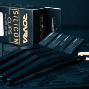 ROVRA Professional Hair Silicone Clips Set of 4