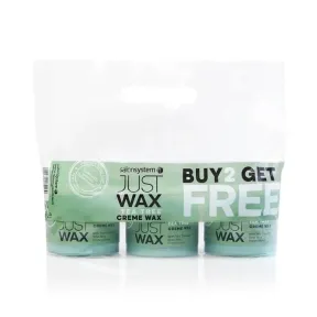 Just Wax Tea Tree Crme Wax 450g - 3 Pack