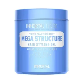 Immortal Infuse Mega Structure Hair Styling Gel With Plant Keratin 500ml