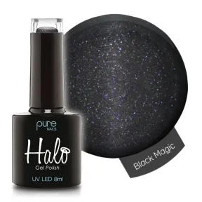 Halo Gel Nail Polish 8ml - Black Magic