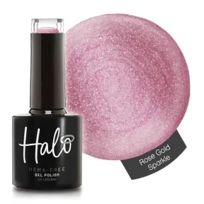Halo Gel Nail Polish 8ml - Rose Gold Spark