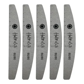 Halo Elite Half-Moon Zebra Files 80/80 - 5 Pack