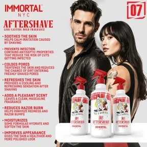 Immortal NYC Stay Blessed 07 Barber Aftershave Cologne 500ml
