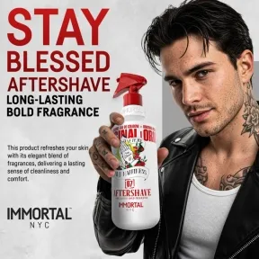 Immortal NYC Stay Blessed 07 Barber Aftershave Cologne 500ml