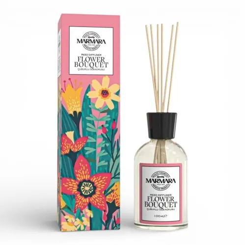 MARMARA Flower Bouquet Reed Diffuser with Sticks 100ml