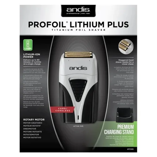 Andis ProFoil Lithium Plus Titanium Foil Shaver