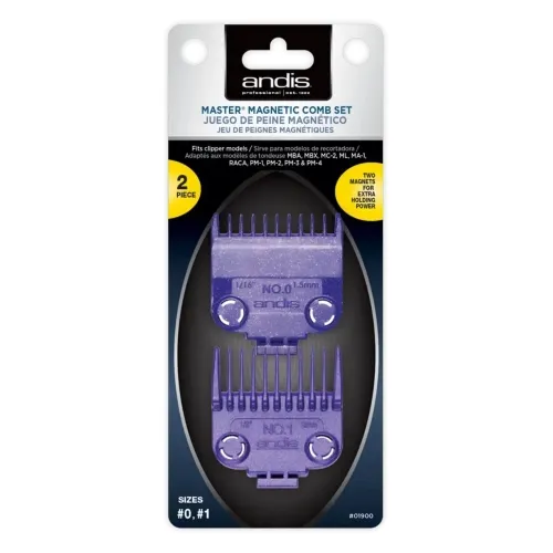 Andis Master Magnetic Comb Set Dual Pack - 2 Pack