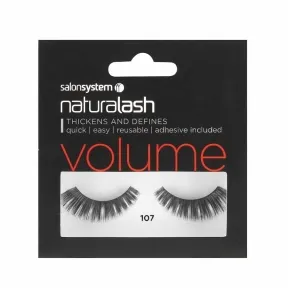 Salon System Naturalash 107 Black Volume Strip Lashes