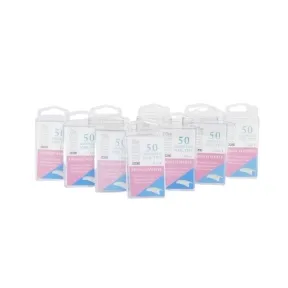 The Edge French White Nail Tips Size 10 - 50 Pack