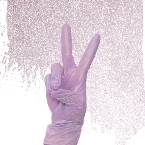 Colortrak Luminous Collection Nitrile Gloves Lilac Frost - Medium