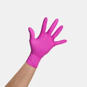 Framar Pink Paws Nitrile Gloves Small - 100 Pack