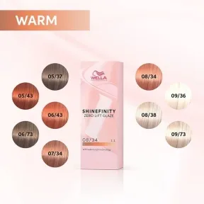 Wella Professionals Shinefinity Zero Lift Glaze 07/34 Warm Paprika Spice 60ml